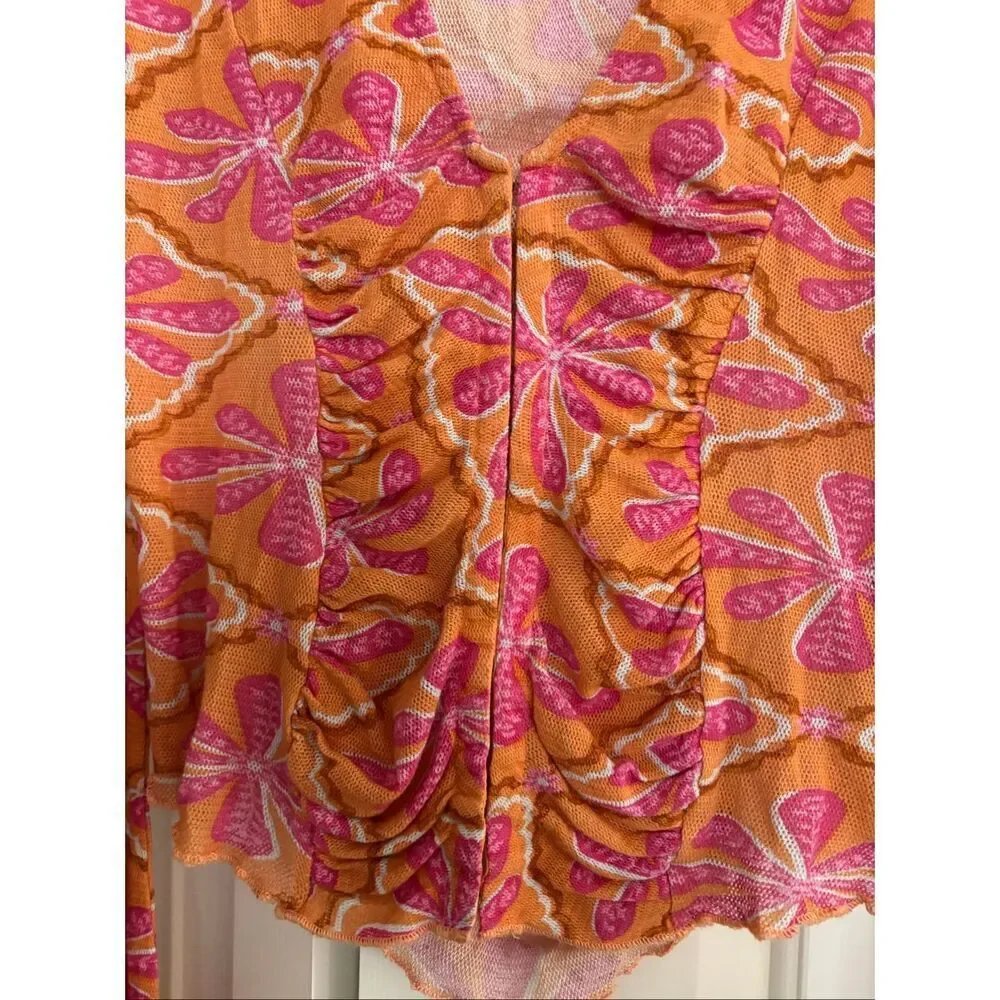 Free People Rusched Top